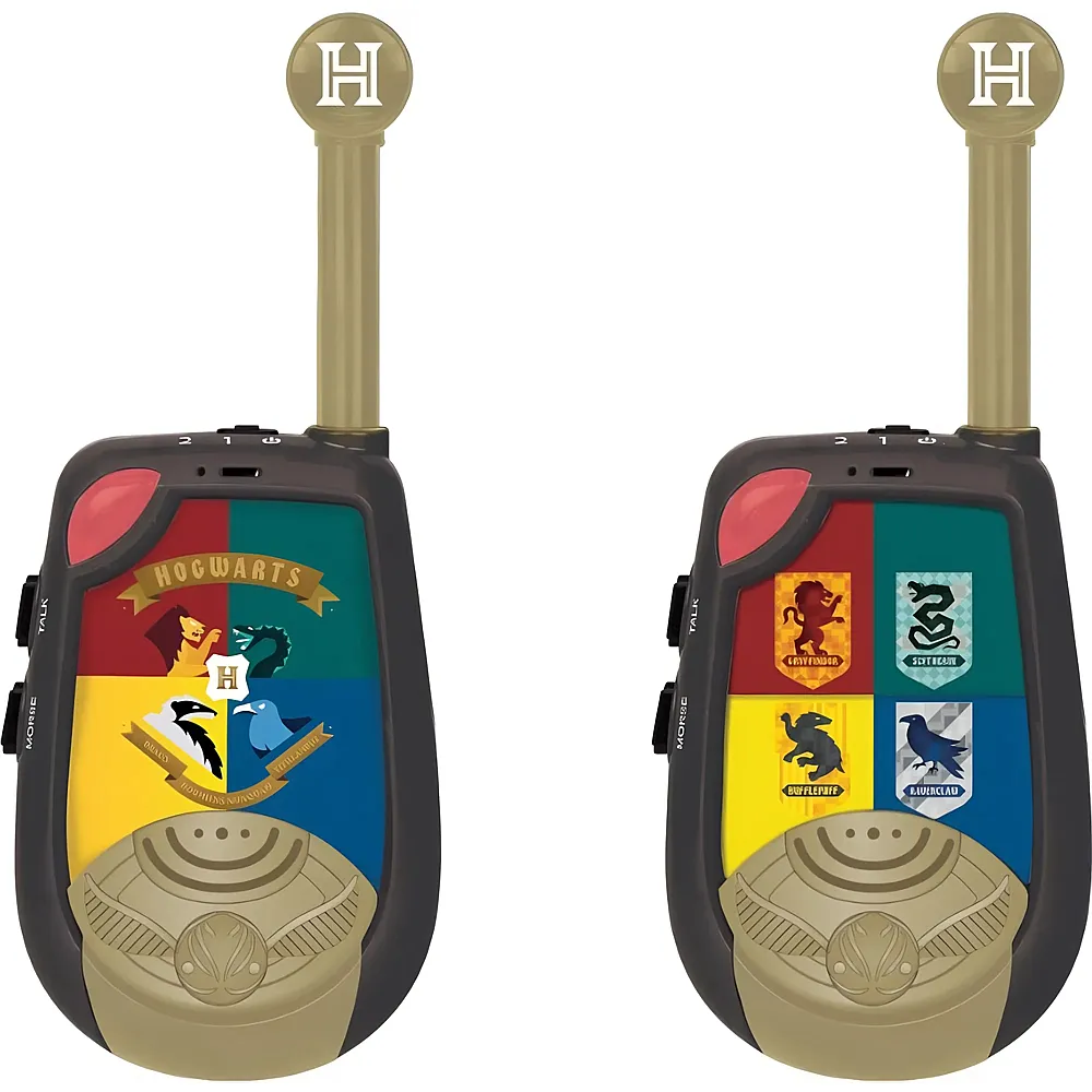 Lexibook Harry Potter Walkie-Talkies bis zu 2km Reichweite mit  Morse-Licht-Funktion und G�rtelclip