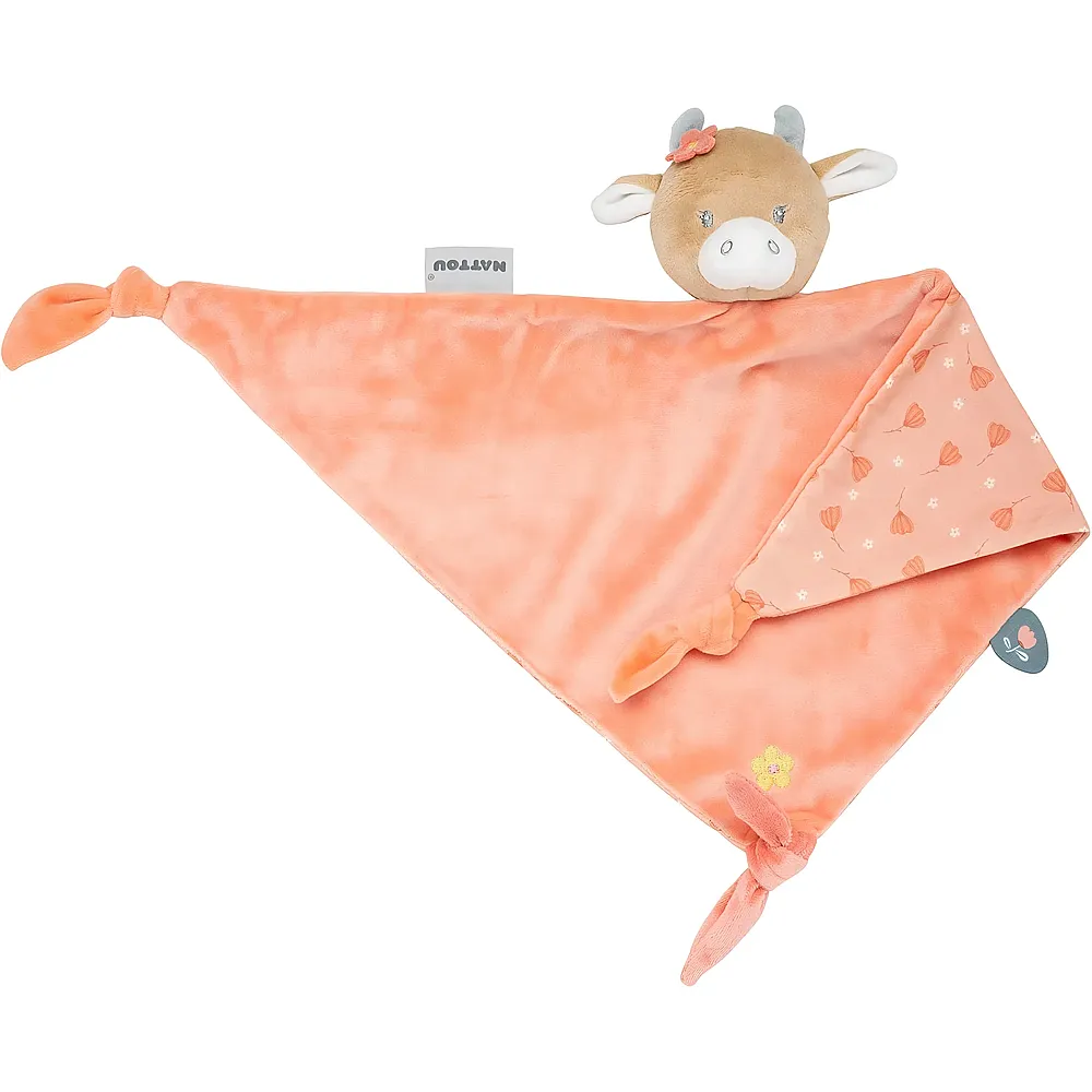 meinspielzeug - Nattou Schnuffeltuch Kuh Mila - 65 cm | Schmuset�cher
