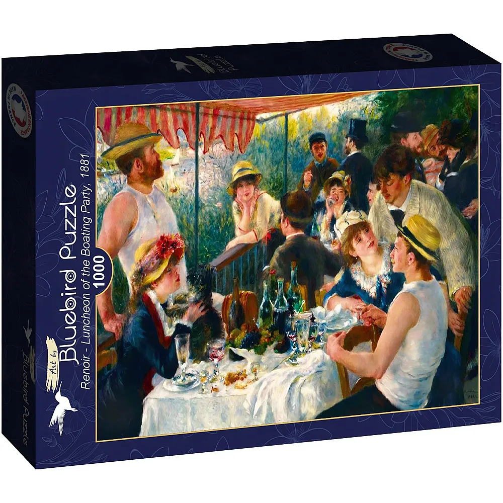 Bluebird Puzzle Auguste Renoir Luncheon of the Boating Party, 1881 - 1000 Teile
