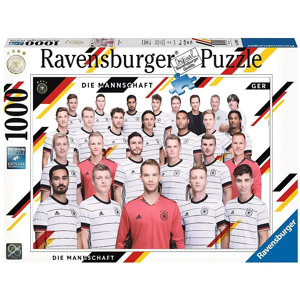 Ravensburger Puzzle Die Mannschaft Fussball EM 2020 1000Teile