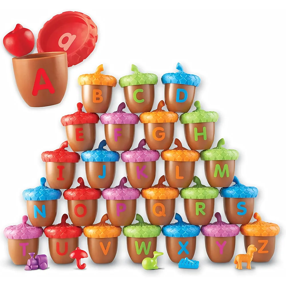 Learning Resources Spielset Alphabet-Eicheln