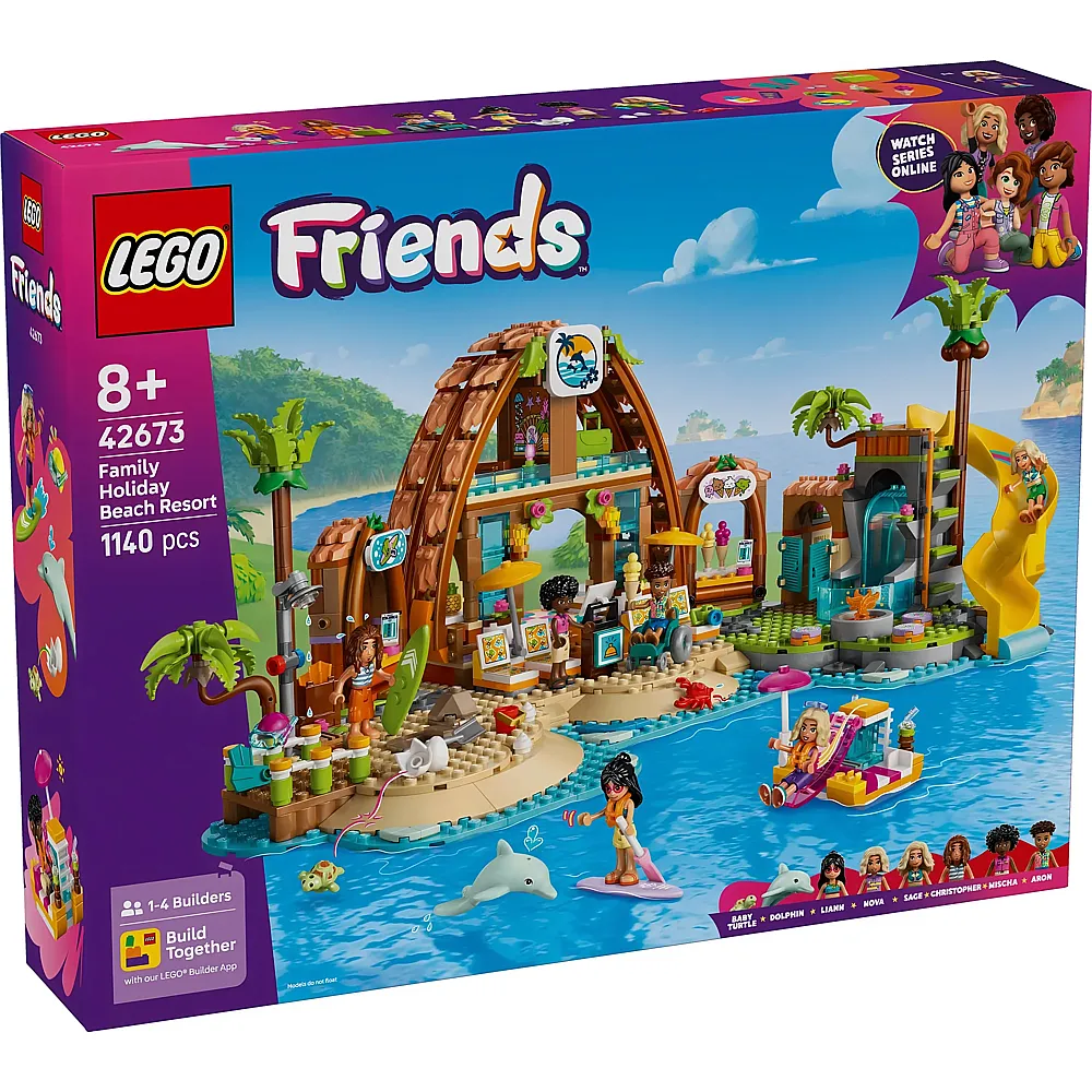 LEGO Friends Familienurlaub im Strandresort 42673