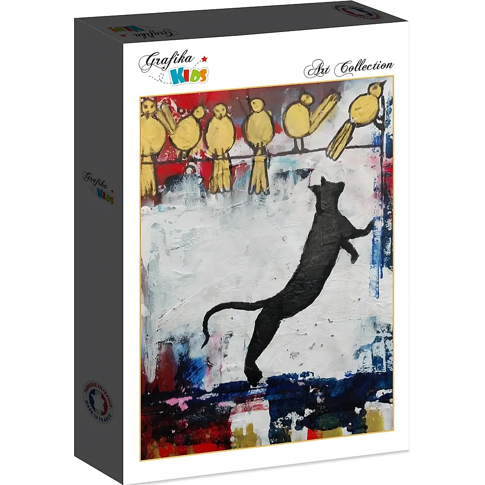 Grafika Puzzle Art Collection Grafika Kids Cat Games - 12 Teile