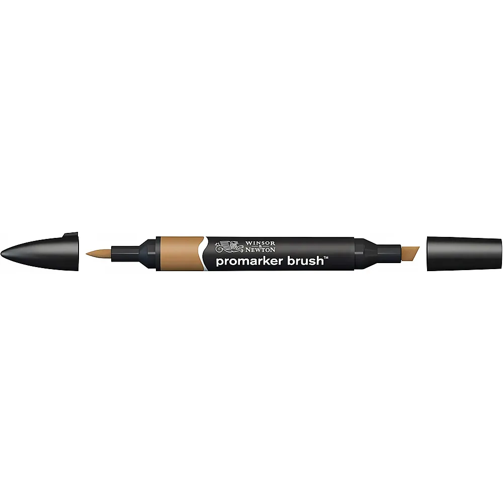 meinspielzeug - Winsor & Newton Promarker Brush mit 2 Spitzen Kakao | Farbe & Kreide