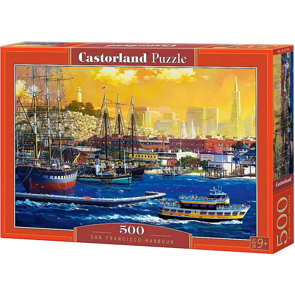 Castorland Puzzle Hafen von San Francisco - 500 Teile