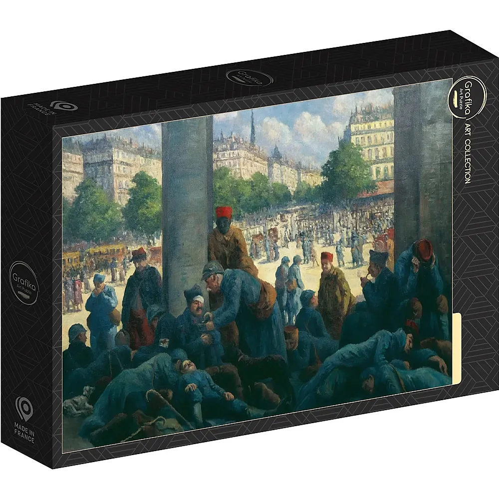 Grafika Puzzle Art Collection Maximilien Luce - Gare de l'Est, 1917 1000Teile