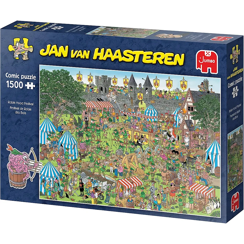 Jumbo Puzzle Jan van Haasteren - Robin Hood Festival 1500Teile