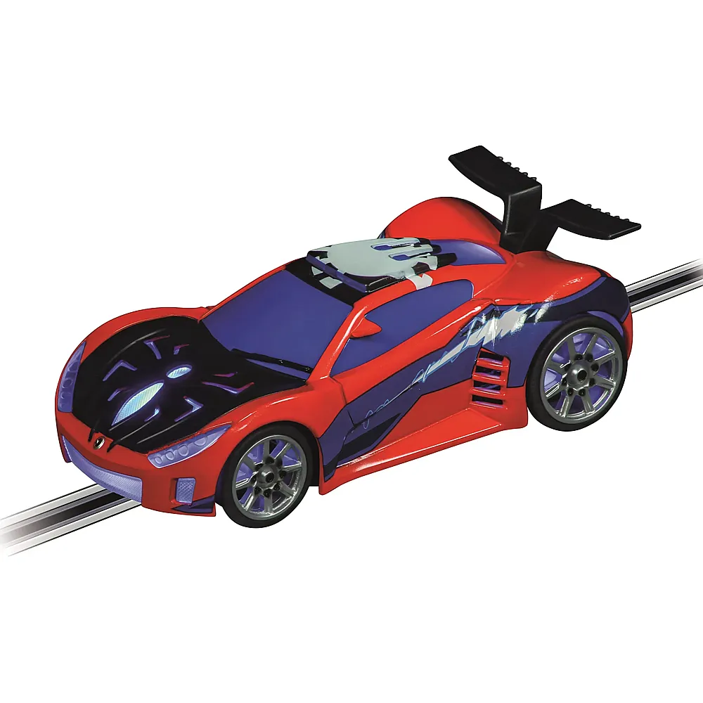 meinspielzeug - Carrera Go Spiderman Speed Shifter Blau | Rennbahn Fahrzeuge