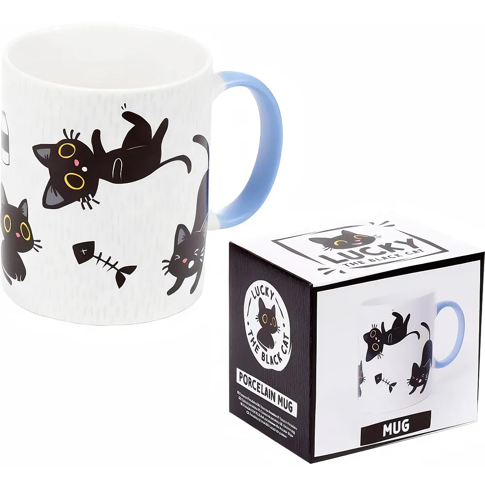 Sombo Porzellantasse Lucky the Black Cat - Suche