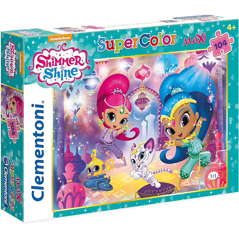 Clementoni Puzzle Supercolor Maxi Shimmer & Shine - 104 Teile