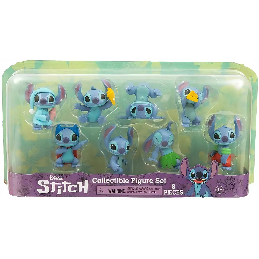 Giochi Preziosi Disney Stitch  Set mit 8 Spielzeugfiguren