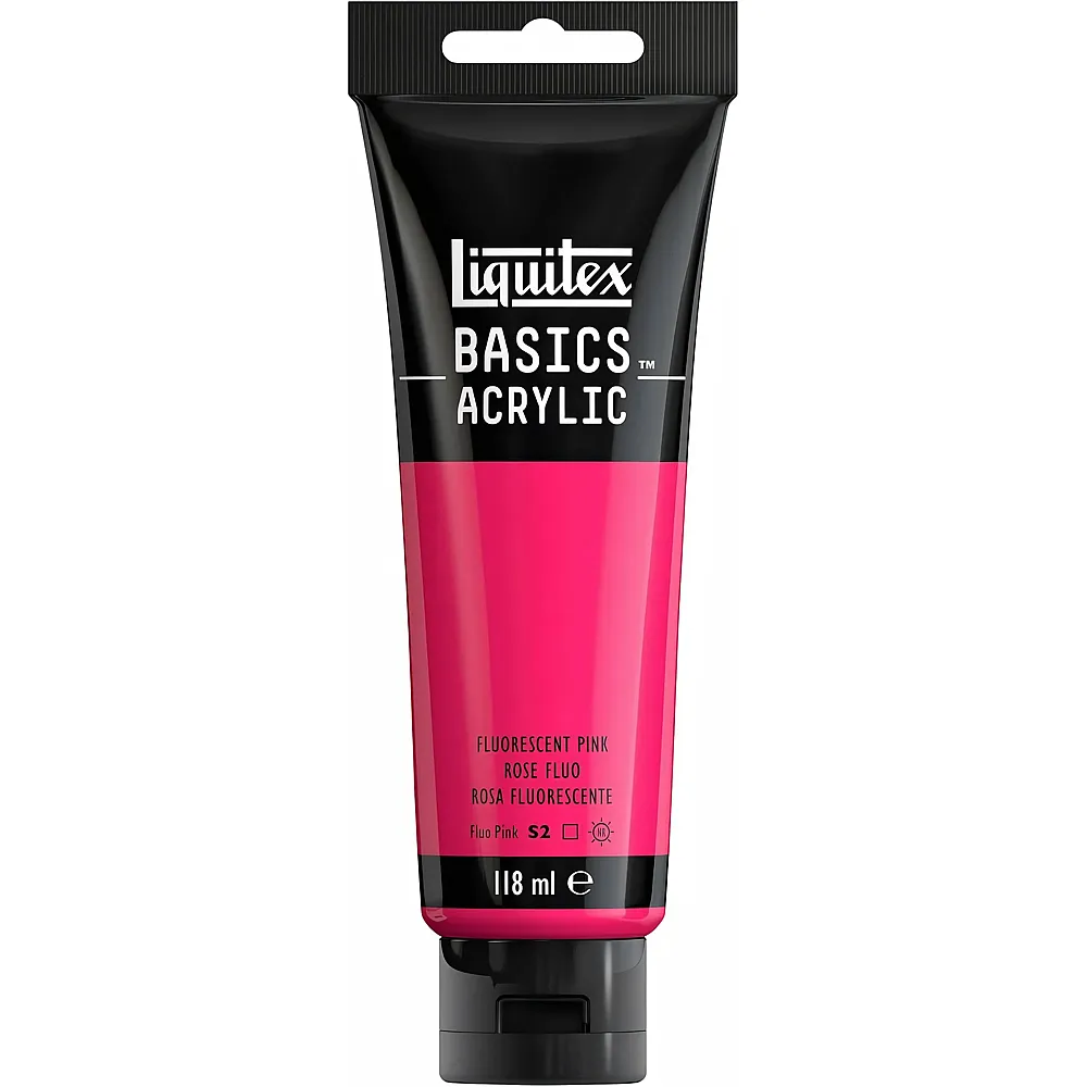 Liquitex Lqx Basics Acrylfarbe 118ml Tube Rosa Fluo - Suche