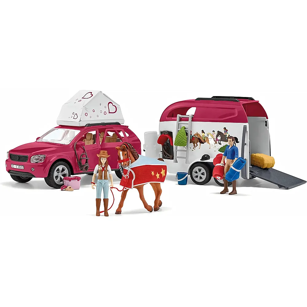 Schleich Horse Club Abenteuer mit Auto und Pferdeanh�nger
