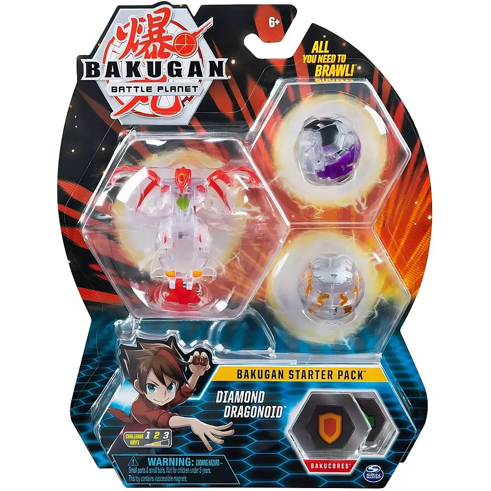 Spin Master Bakugan Starter-Pack Diamond Dragonoid