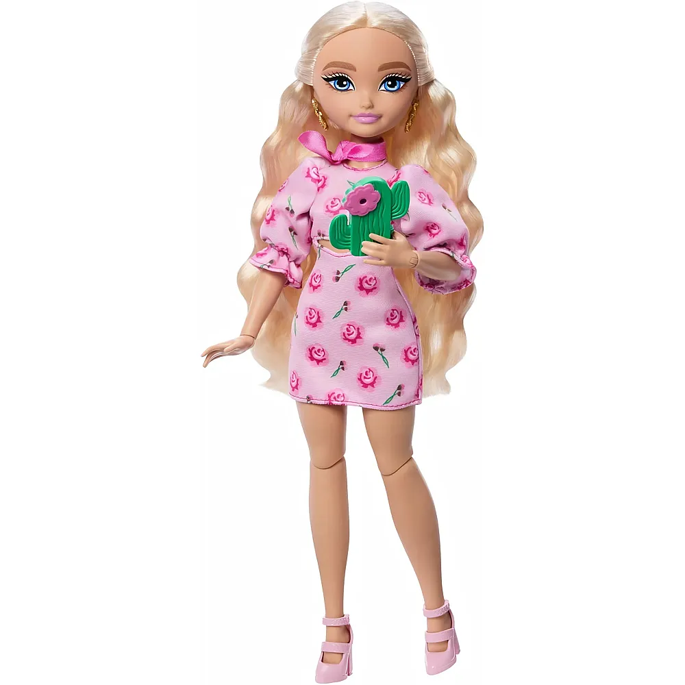 Barbie Dream Besties Festival-Looks Set mit langem, blondem Haar zum Stylen