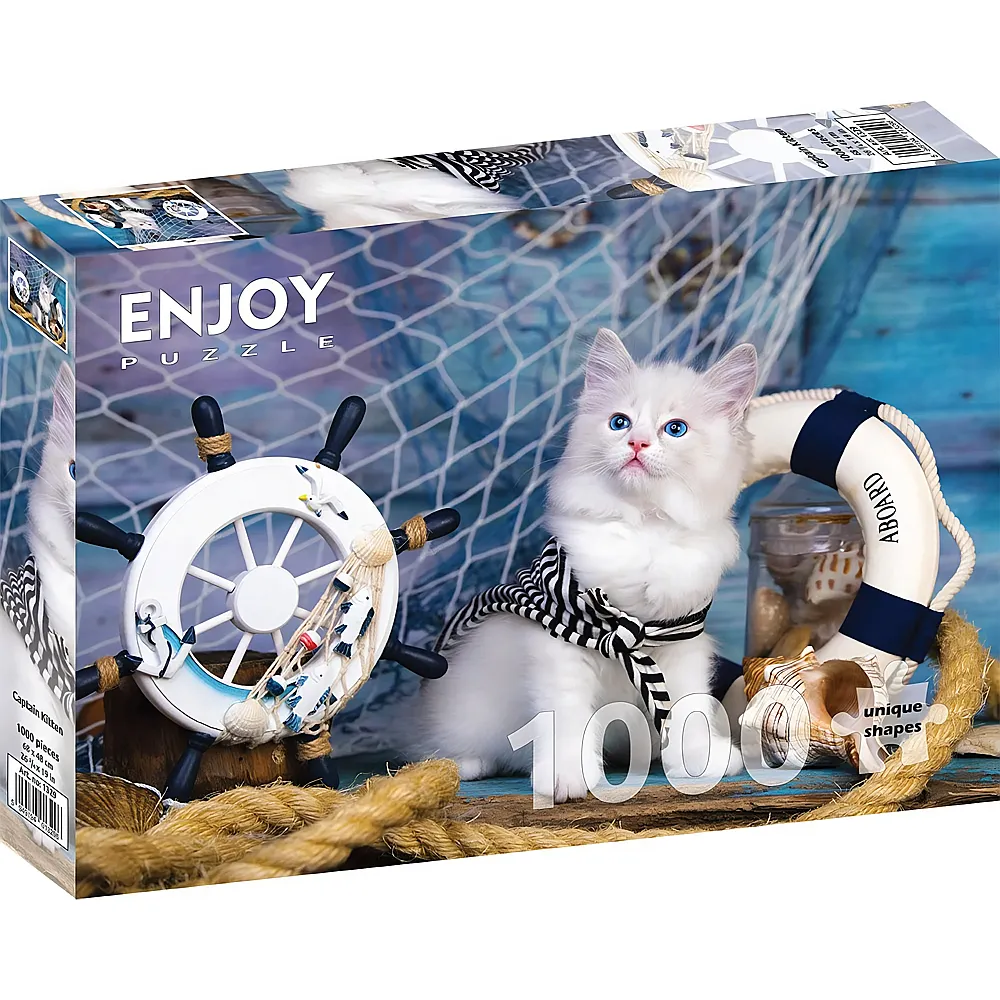 Enjoy Puzzle Kapit�n K�tzchen - 1000 Teile