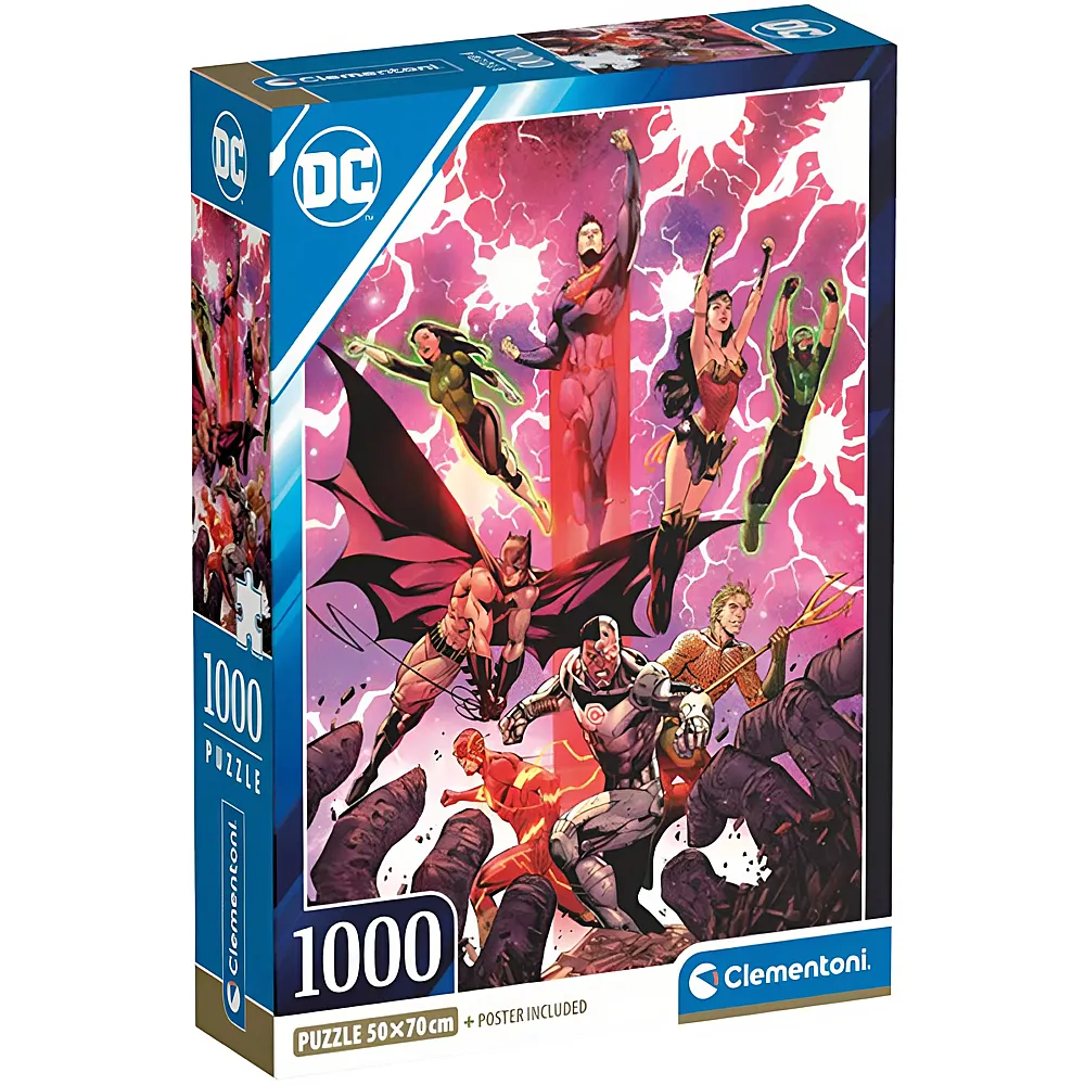 Clementoni Puzzle Justice League 2 1000Teile