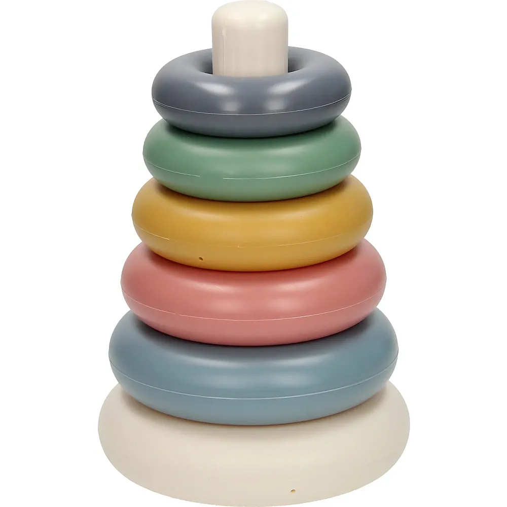 Cavallino Toys Stapelringe Pastellfarben - 7 Teile - Stapeln