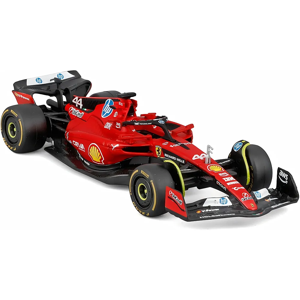 Bburago 1:43 Ferrari SF-23 The First Lap Test Fiorano 202444 Lewis Hamilton