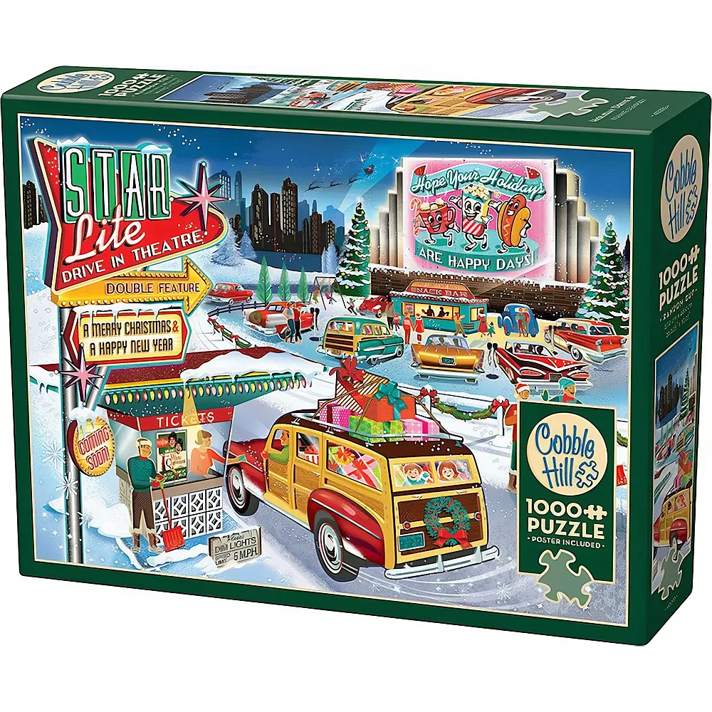 Cobble Hill Puzzle Holiday Drive In 1000Teile