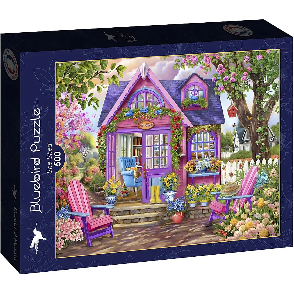 Bluebird Puzzle She Shed 500Teile