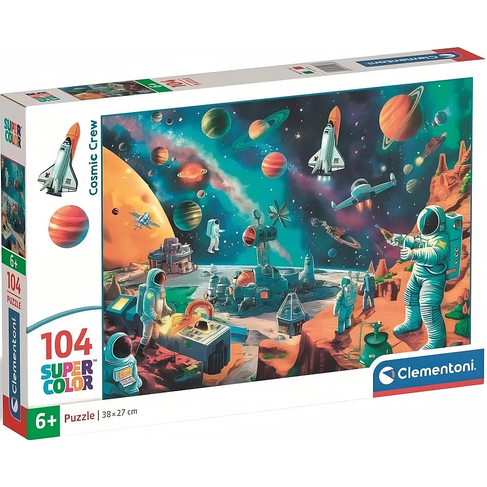 Clementoni Puzzle Supercolor Cosmic Crew 104Teile