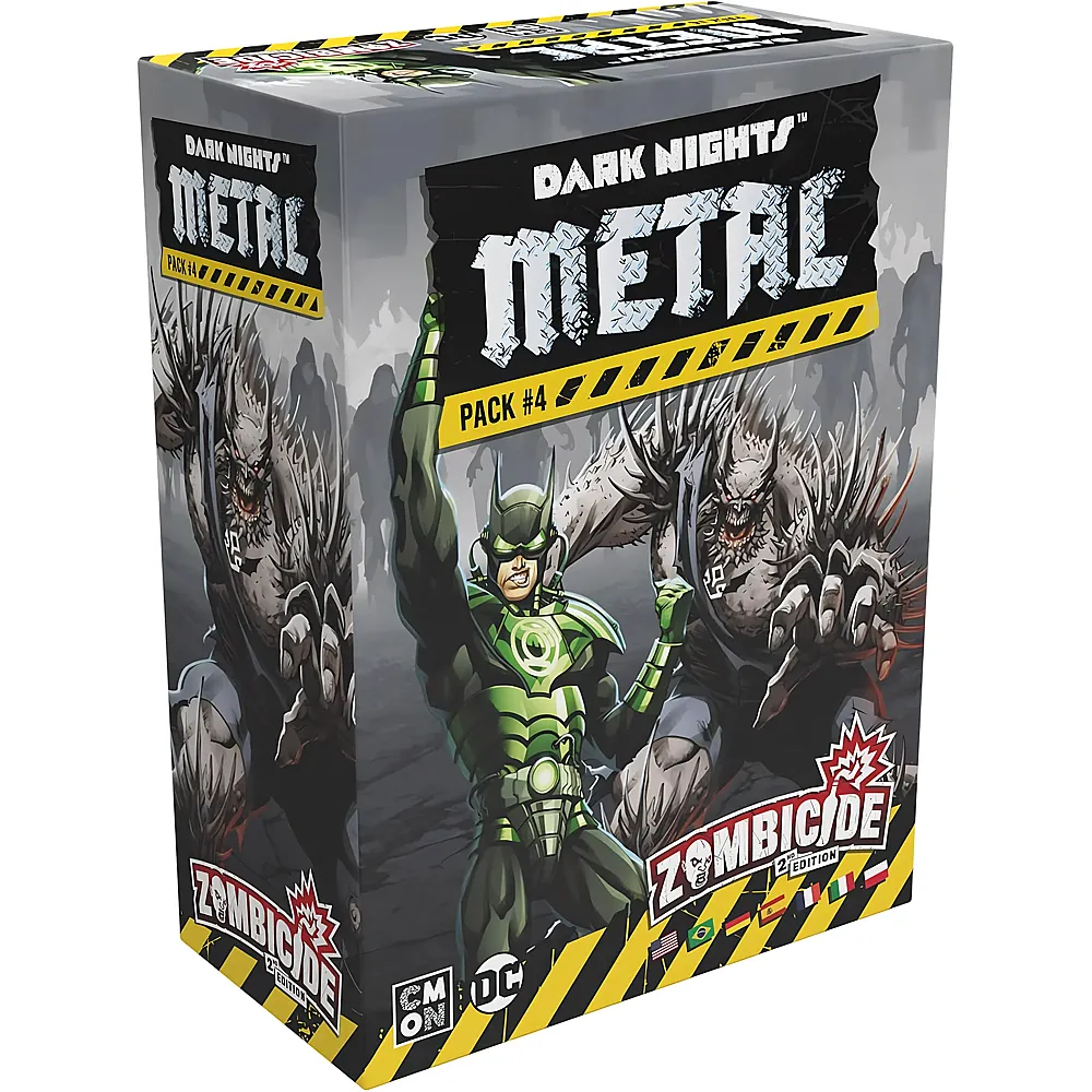 CMON Zombicide Dark Night Metal Pack 4 ml
