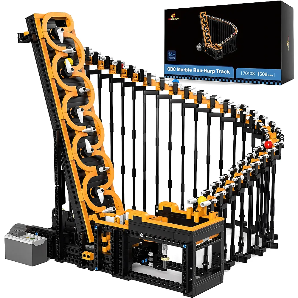 JMBricklayer GBC Marble Run-Harp Track 70108