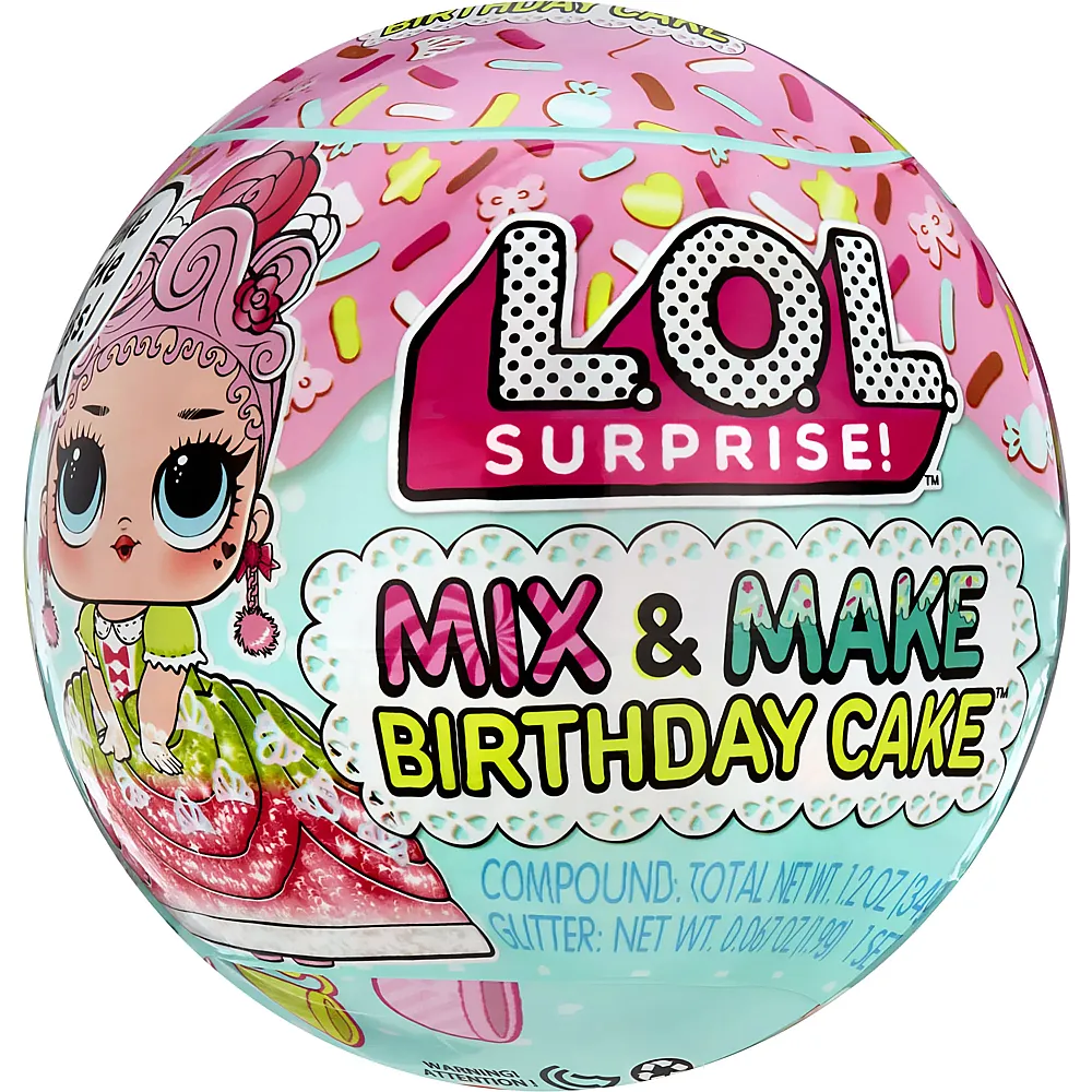 MGA L.O.L. Surprise Mix & Make Geburtstags-Mini-Popball
