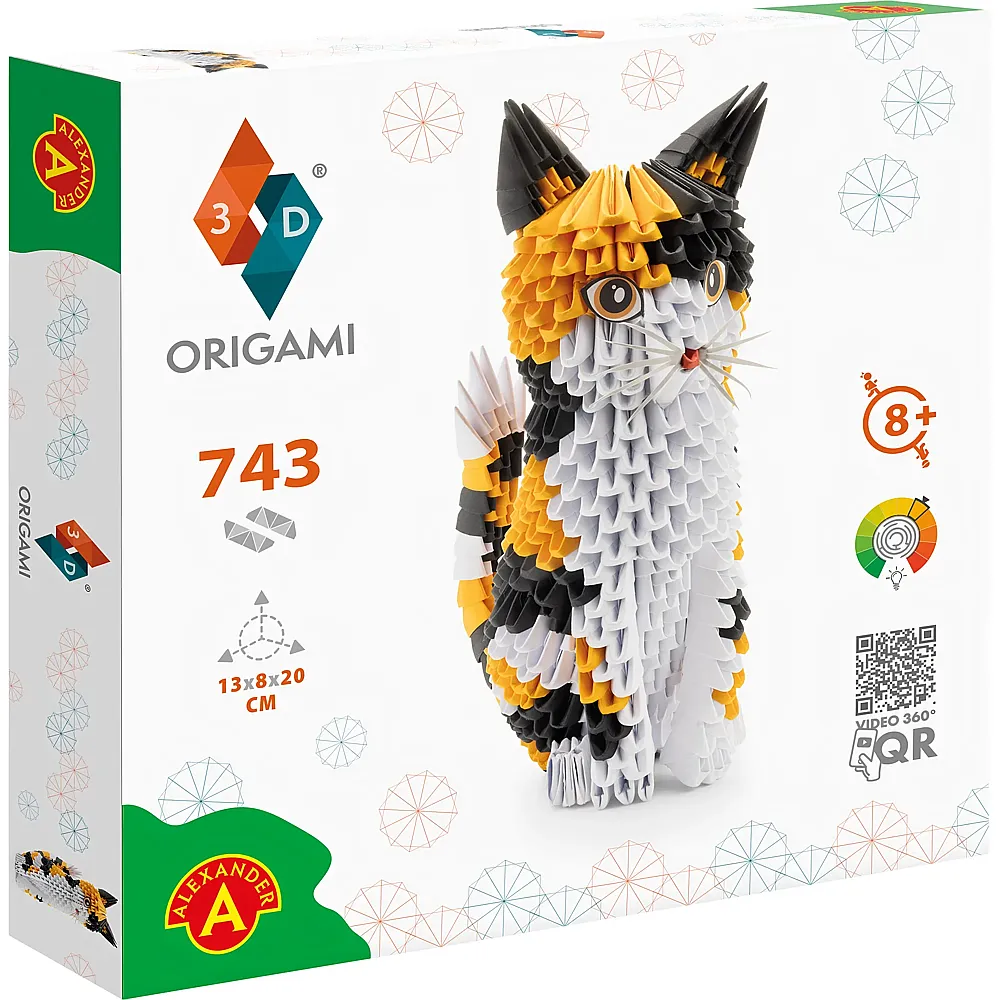 Alexander Origami Katze - 743 Teile