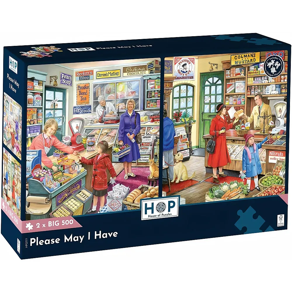 HOP - House of Puzzles 2in1 Please May I Have 500Teile
