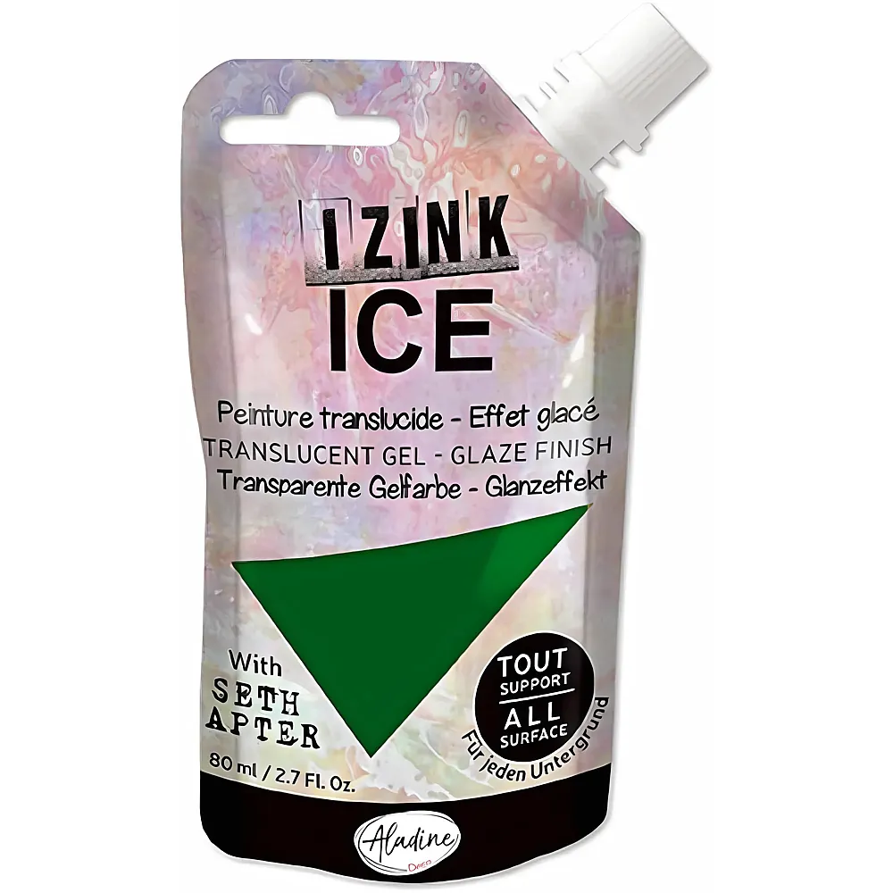 Aladine Izink Ice Gr�n - 80 ml | Farbe & Kreide