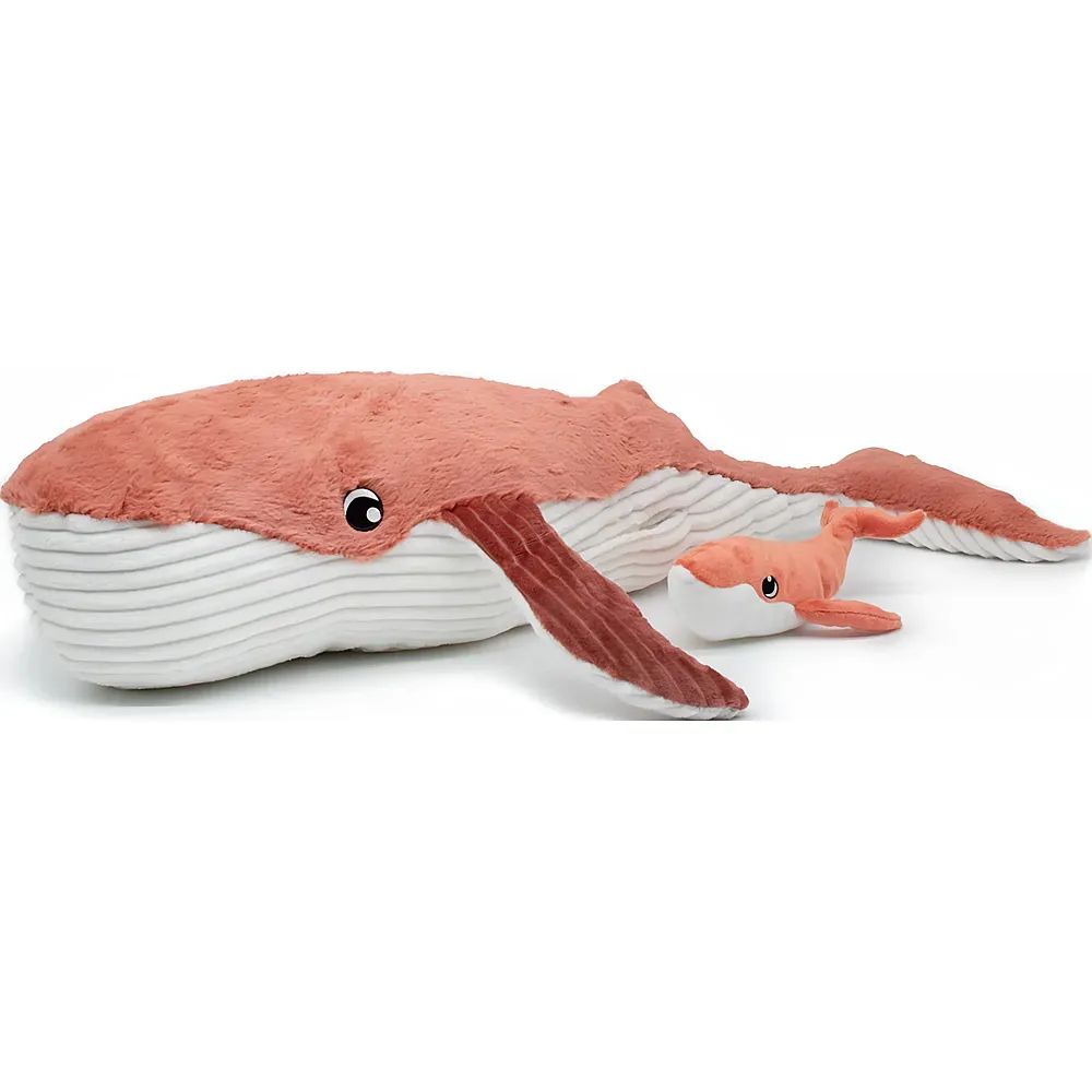 Les D�glingos Gravillou die Wal-Mama mit Baby - 75 cm