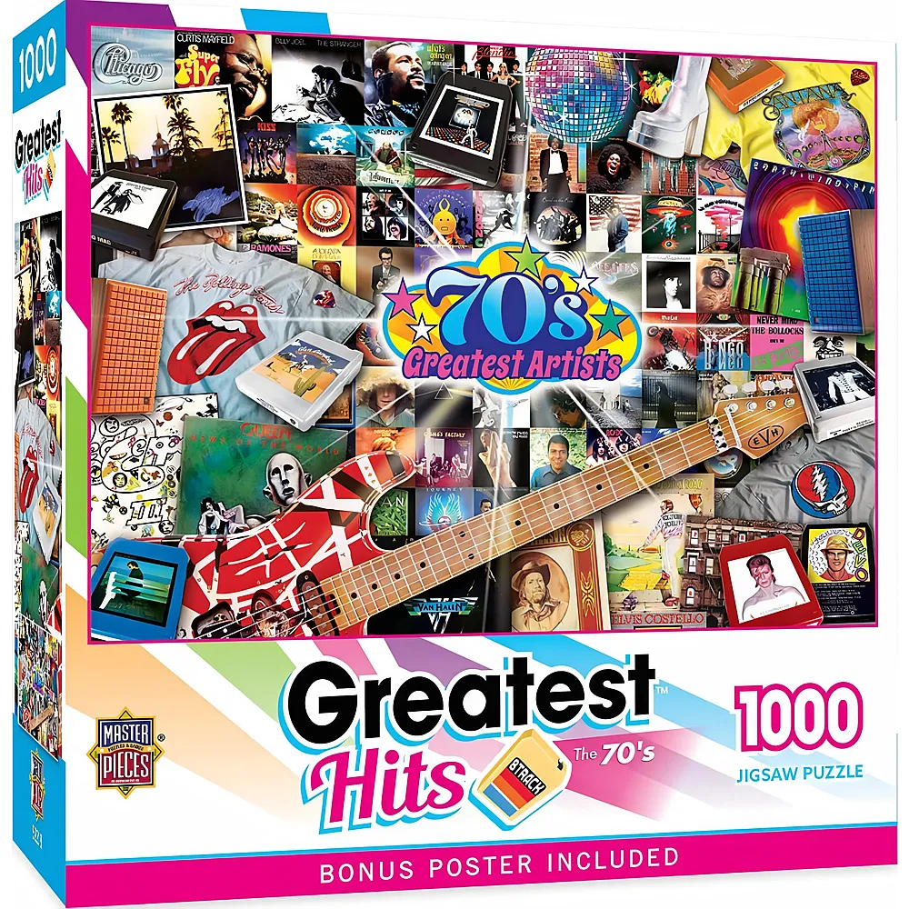 Master Pieces Puzzle Greatest Hits 70er Jahre - 1000 Teile