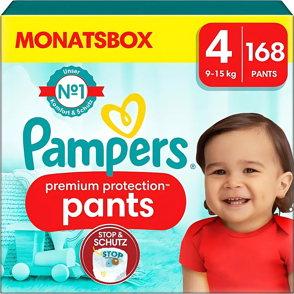 Pampers Premium Protection Pants Maxi Gr.4 168Stck