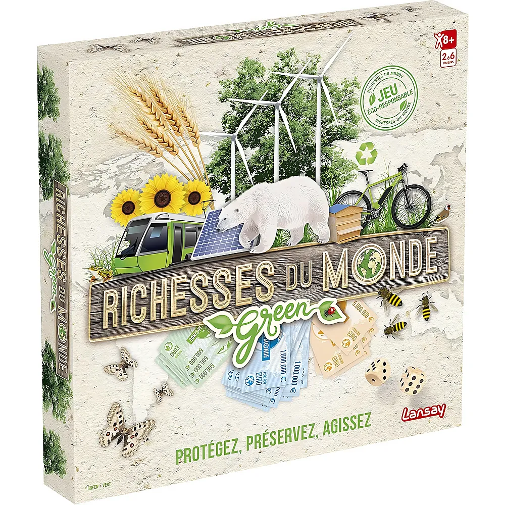 Lansay Richesses du Monde Green - Franais