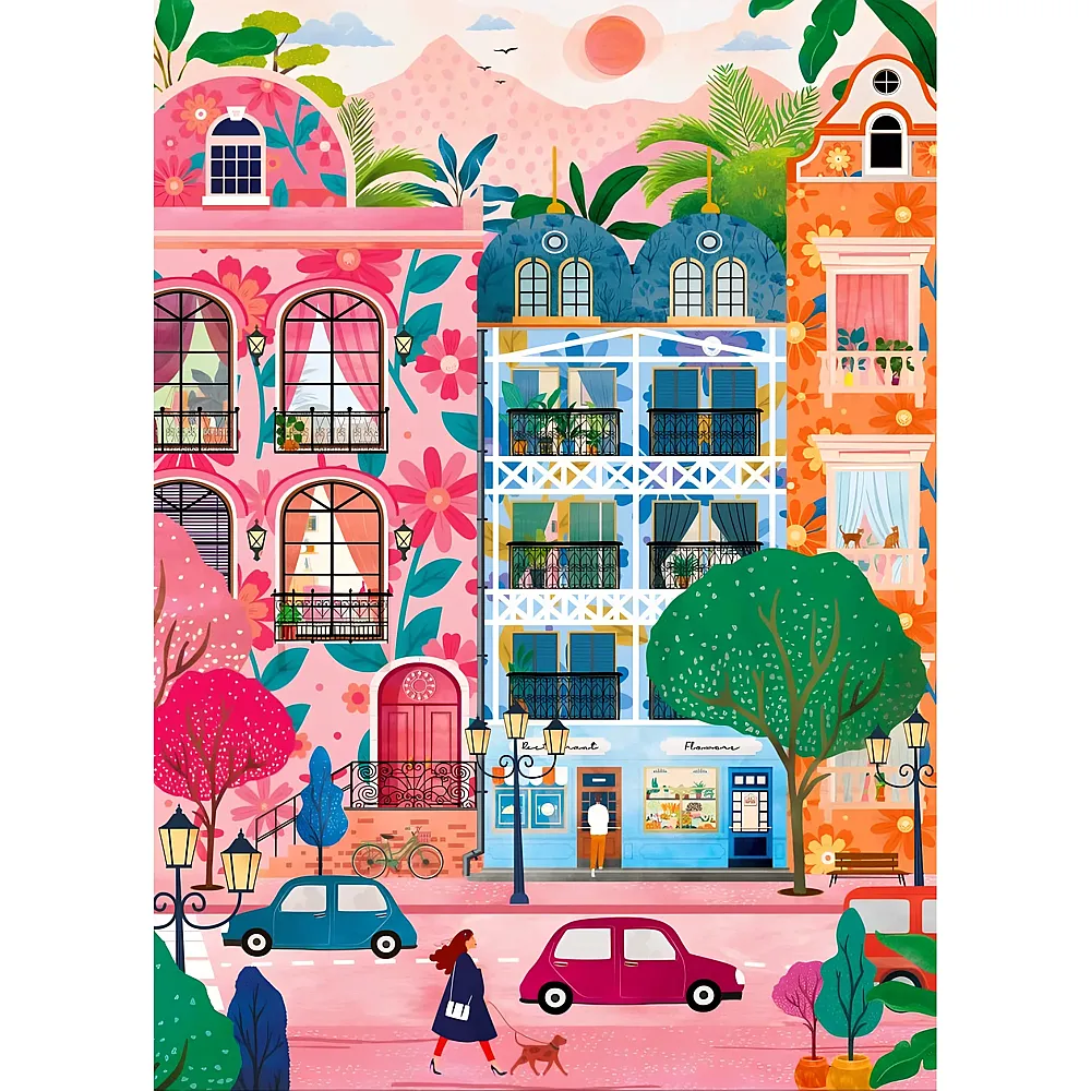 Pieces & Peace Puzzle Blumenkraft - 1000 Teile | Puzzle 1000 Teile