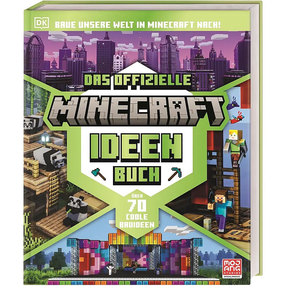 Dorling Kindersley Das offizielle Minecraft Ideen Buch