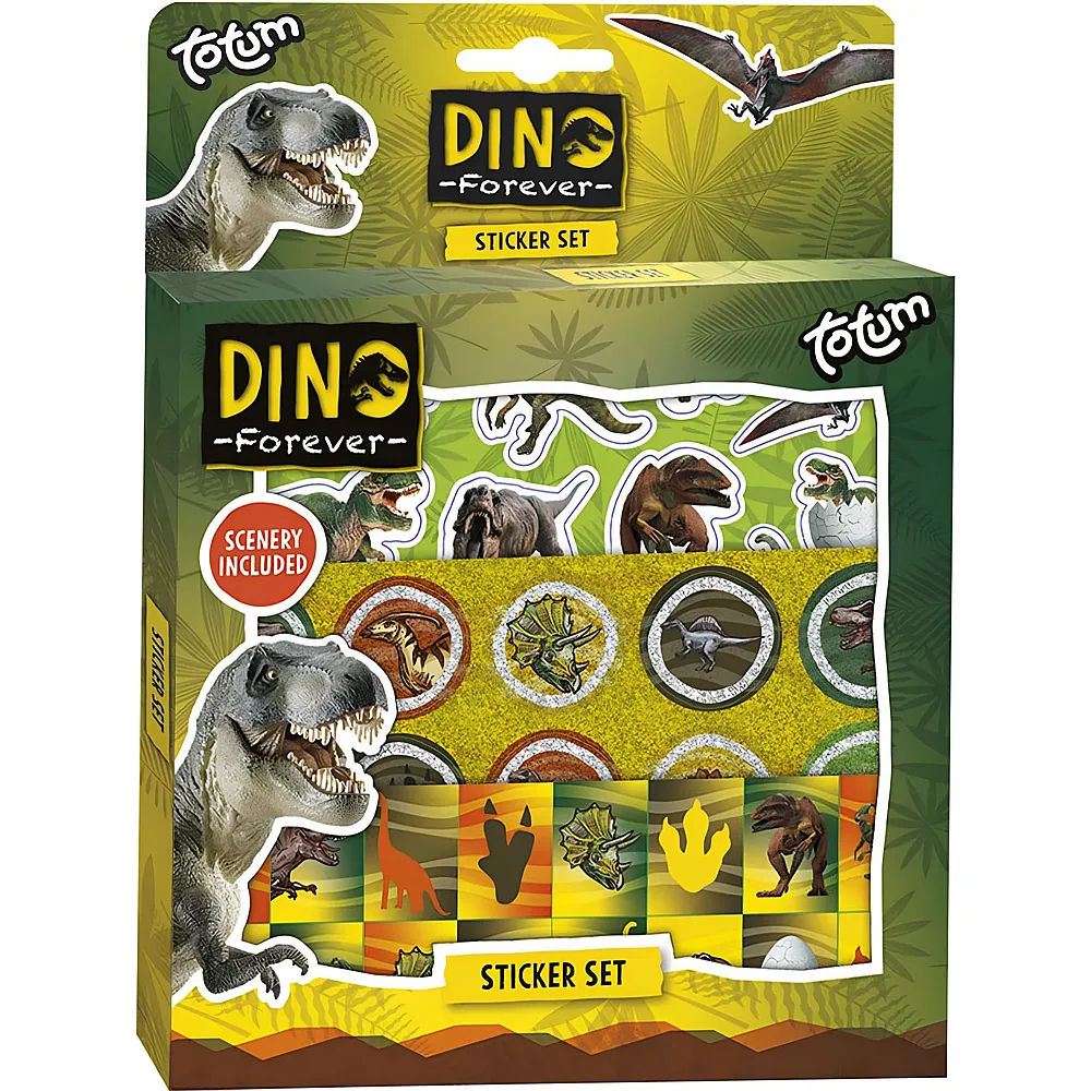 Totum Dino Forever Stickers Aufkleber-Set