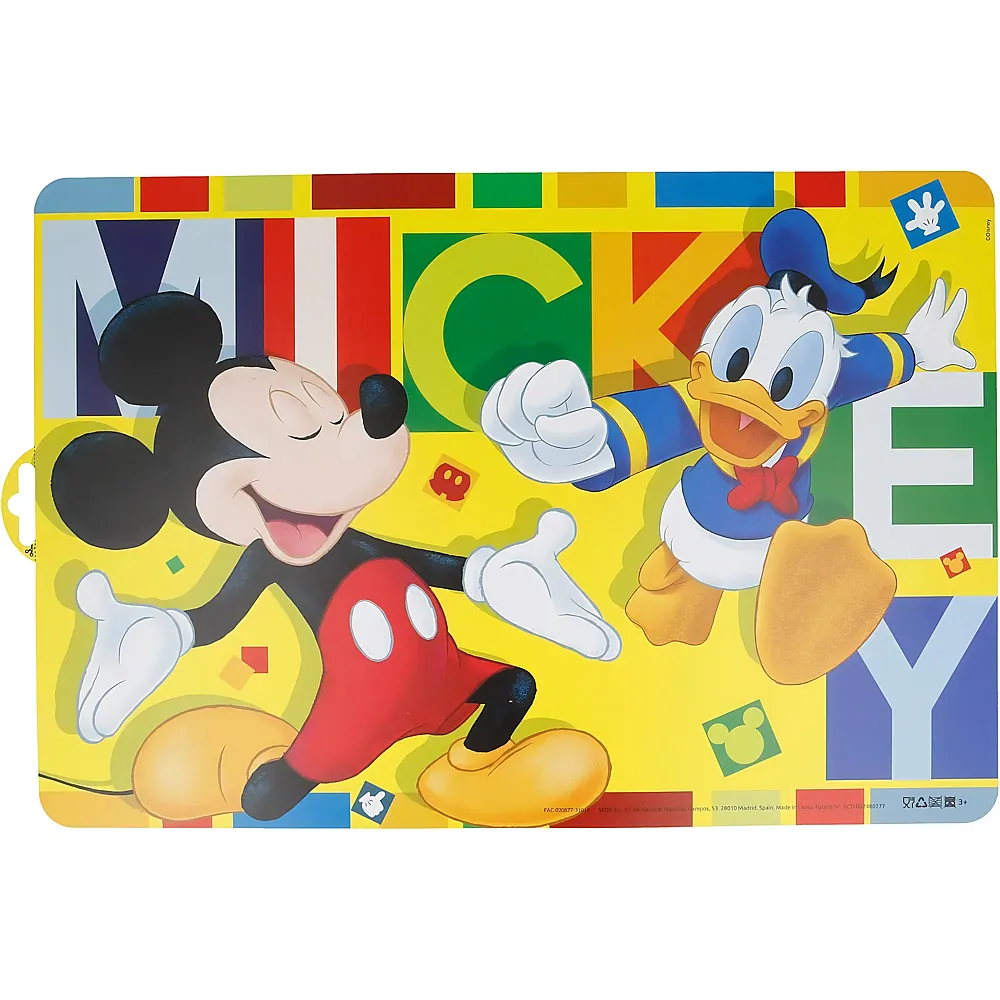 Stor Mickey Mouse Tischset - Essen & Trinken