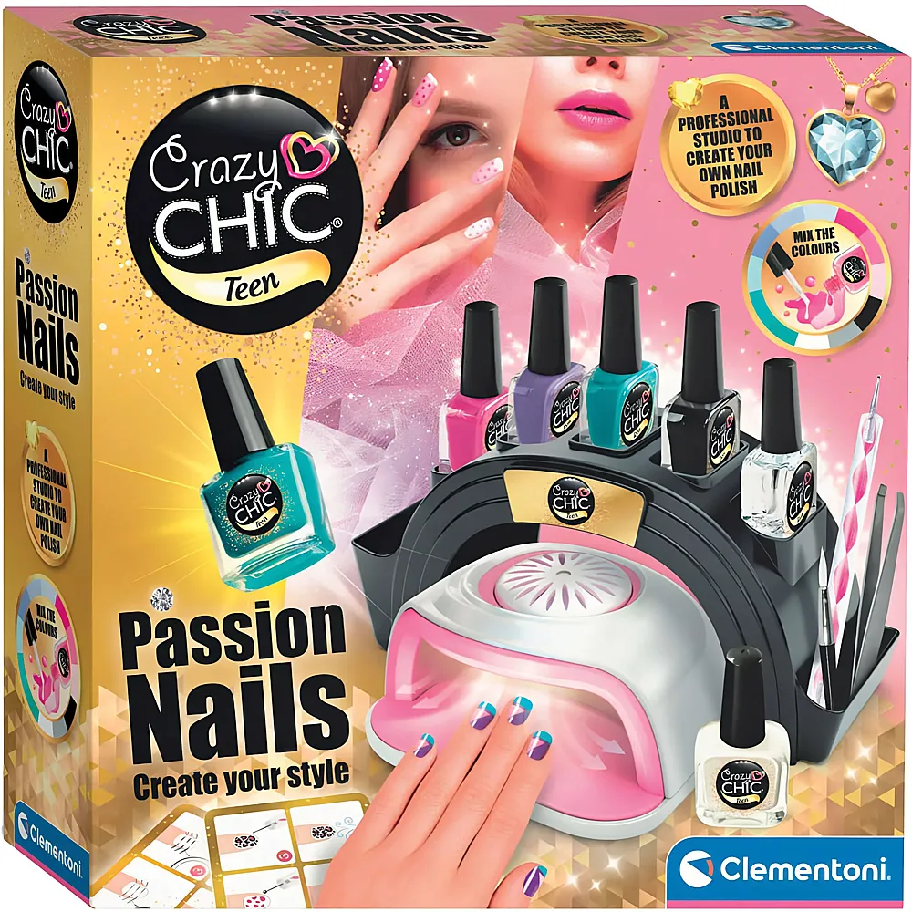 Clementoni Crazy Chic Passion Nails Nagelset