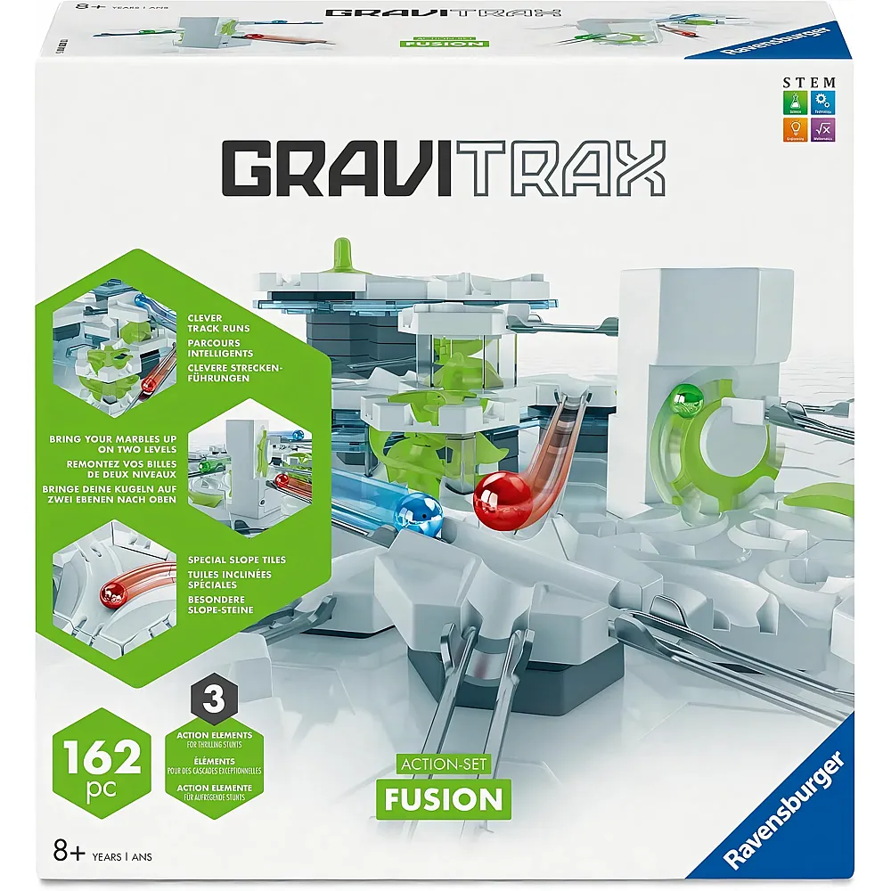 Ravensburger GraviTrax Action-Set Fusion - 162 Teile