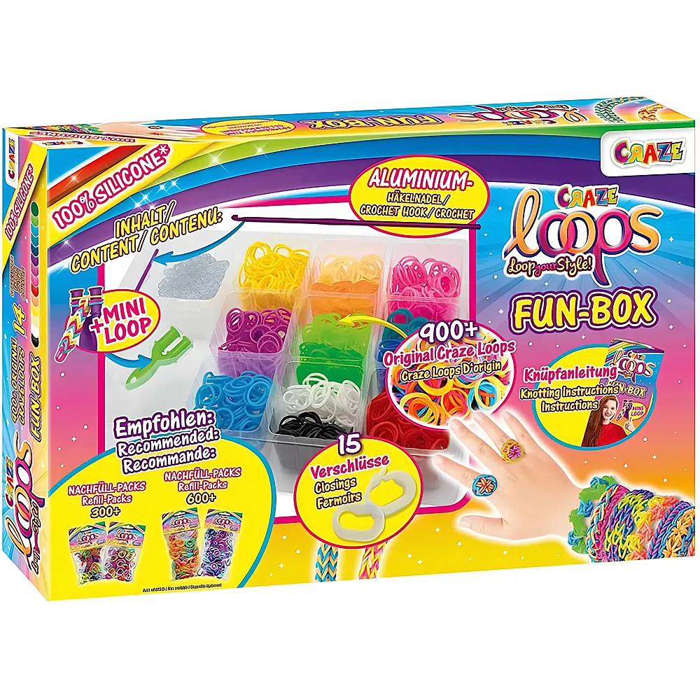 Craze Loops Fun Box 900Teile
