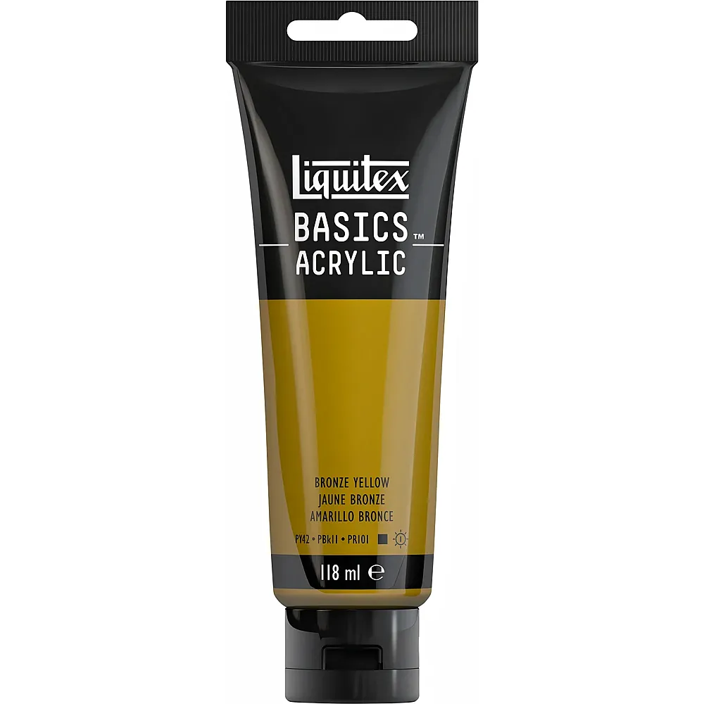Liquitex Lqx Basics Acrylfarbe 118ml Tube Bronzegelfb
