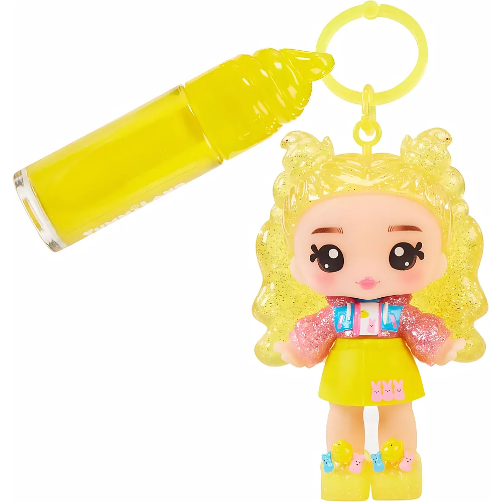 MGA Yummiland Pop  Easter Goldie Peeps Gelb mit Lipgloss-Set