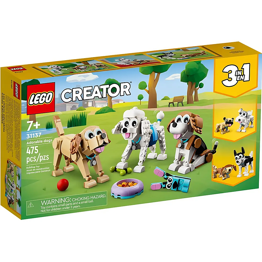 LEGO Creator Niedliche Hunde 31137