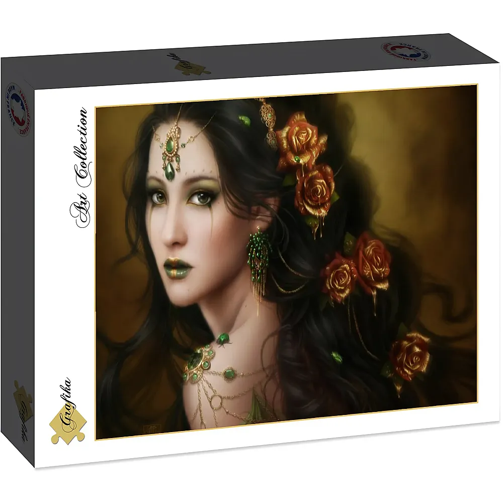 Grafika Puzzle Art Collection Cris Ortega Golden Rose 1000Teile