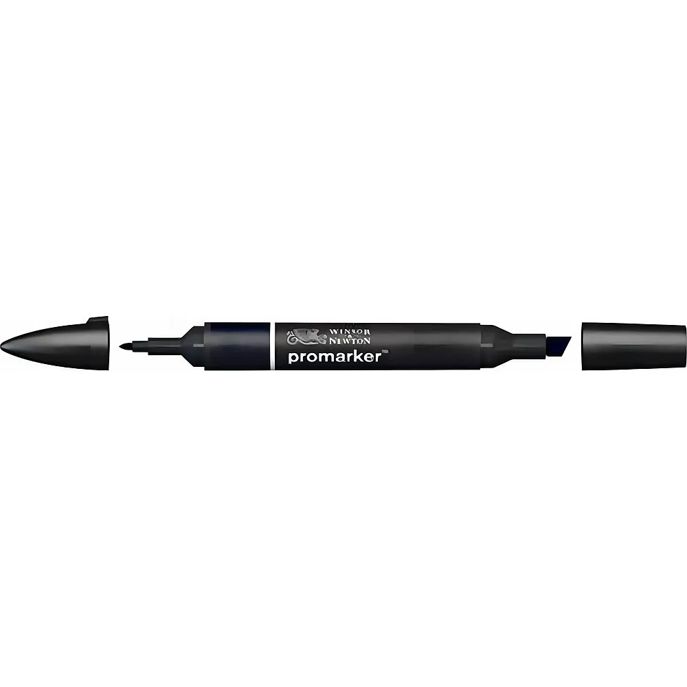 meinspielzeug - Winsor & Newton Promarker mit 2 Spitzen Blauschwarz | Farbe & Kreide