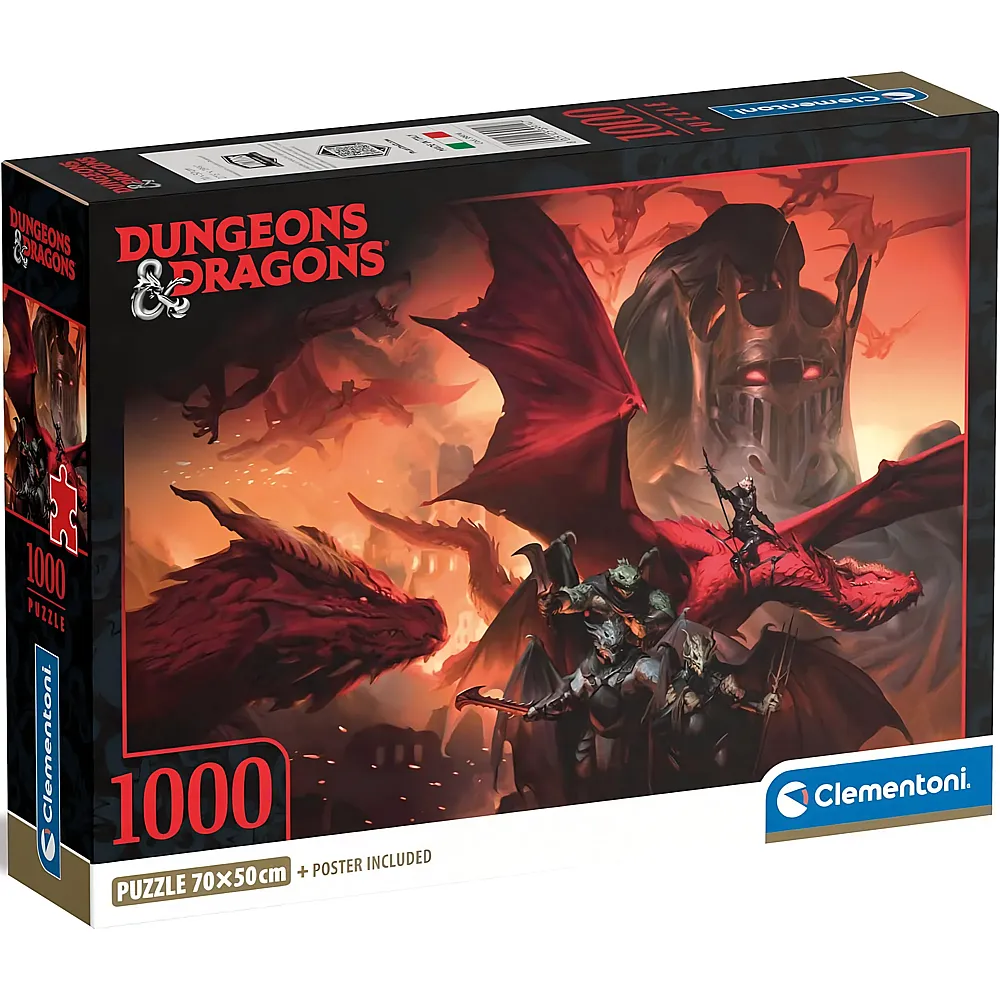 Clementoni Puzzle Dungeons & Dragons - 1000 Teile