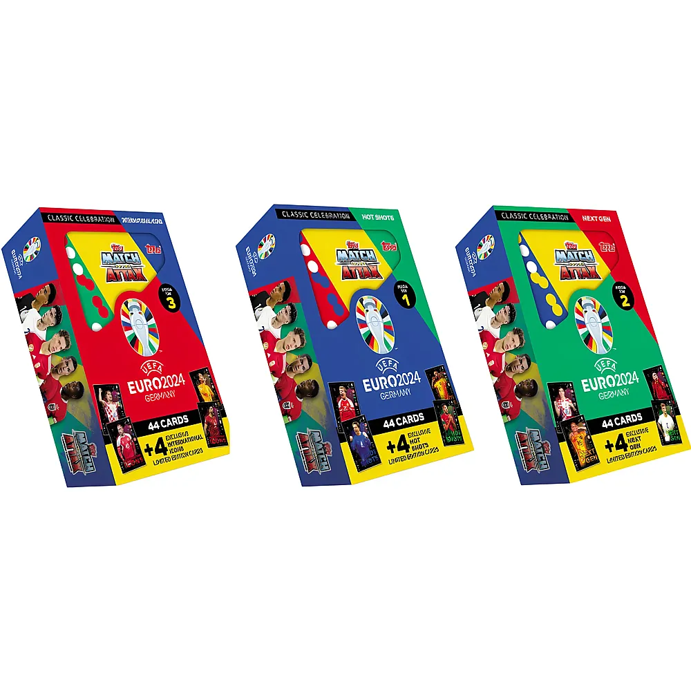 Topps Match Attax Official Euro 2024 Mega Tin